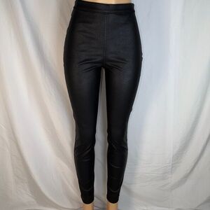 BLANK NYC Faux Leather Mid Rise Pants Size S